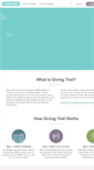 Mobile Screenshot of givingtrail.org